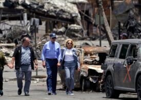 Maui wildfires: Joe Biden visits Hawaiian island after days of criticism