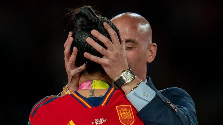 Spanish FA president resigns after kissing player at Women's World Cup final