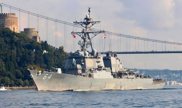 US 'considering all appropriate responses' as ships are caught in Red Sea missile attack